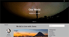 Desktop Screenshot of oneworld.am